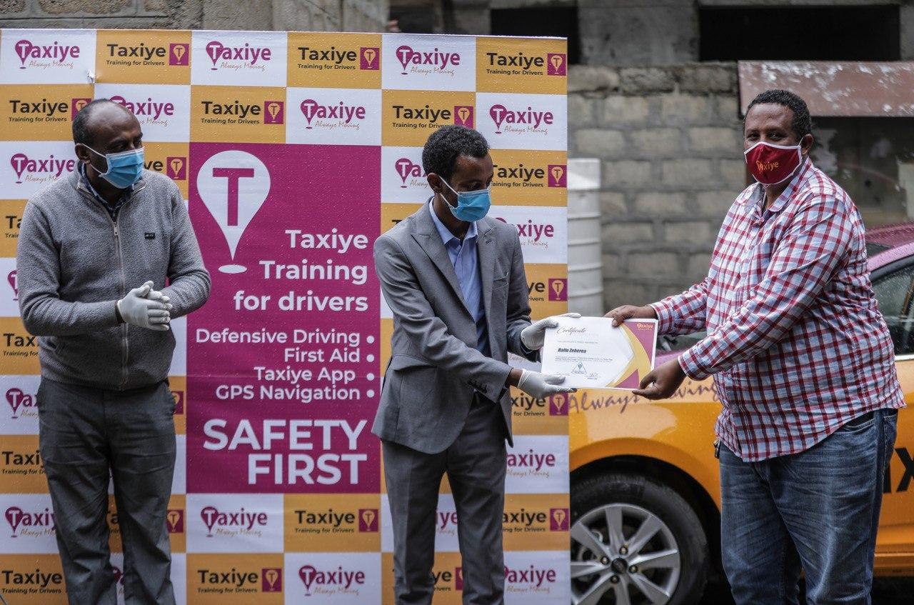 Taxiye gave training on defensive driving, 1st aid and GPS navigation to its drivers.