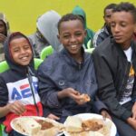 Elnet Foundation celebrating Ethiopian new year by providing feeding and other types of support.